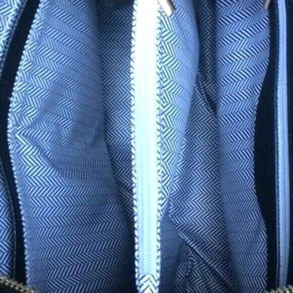 Isabella Womens Leather Double Handled Black Satchel Handbag 12" x 9" x 6"*** - Picture 10 of 10